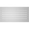 Ekena Millwork Vertical Surface Mount PVC Gable Vent: Functional, w/ 2"W x 2"P Brickmould Sill Frame, 38"W x 20"H GVPVE38X2003SF - alternate 4